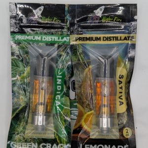 Higher Fire Extracts Premium Distillate 2ML Cartridges