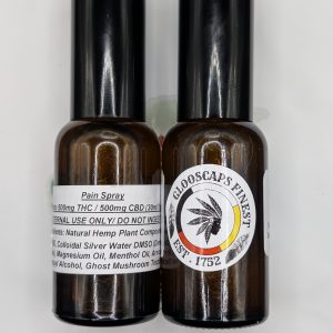 Glooscaps Finest- Pain Spray (500mg THC + 500mg CBD)