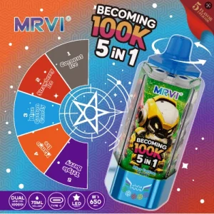 MRVI Becoming 100K Puffs With 5 In 1 Flavor